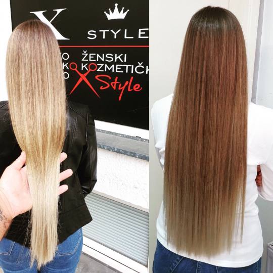 X Style #novisad Ombre, sombre, balayage Balayage + preliv  - ekstra duga / duga i gusta kosa