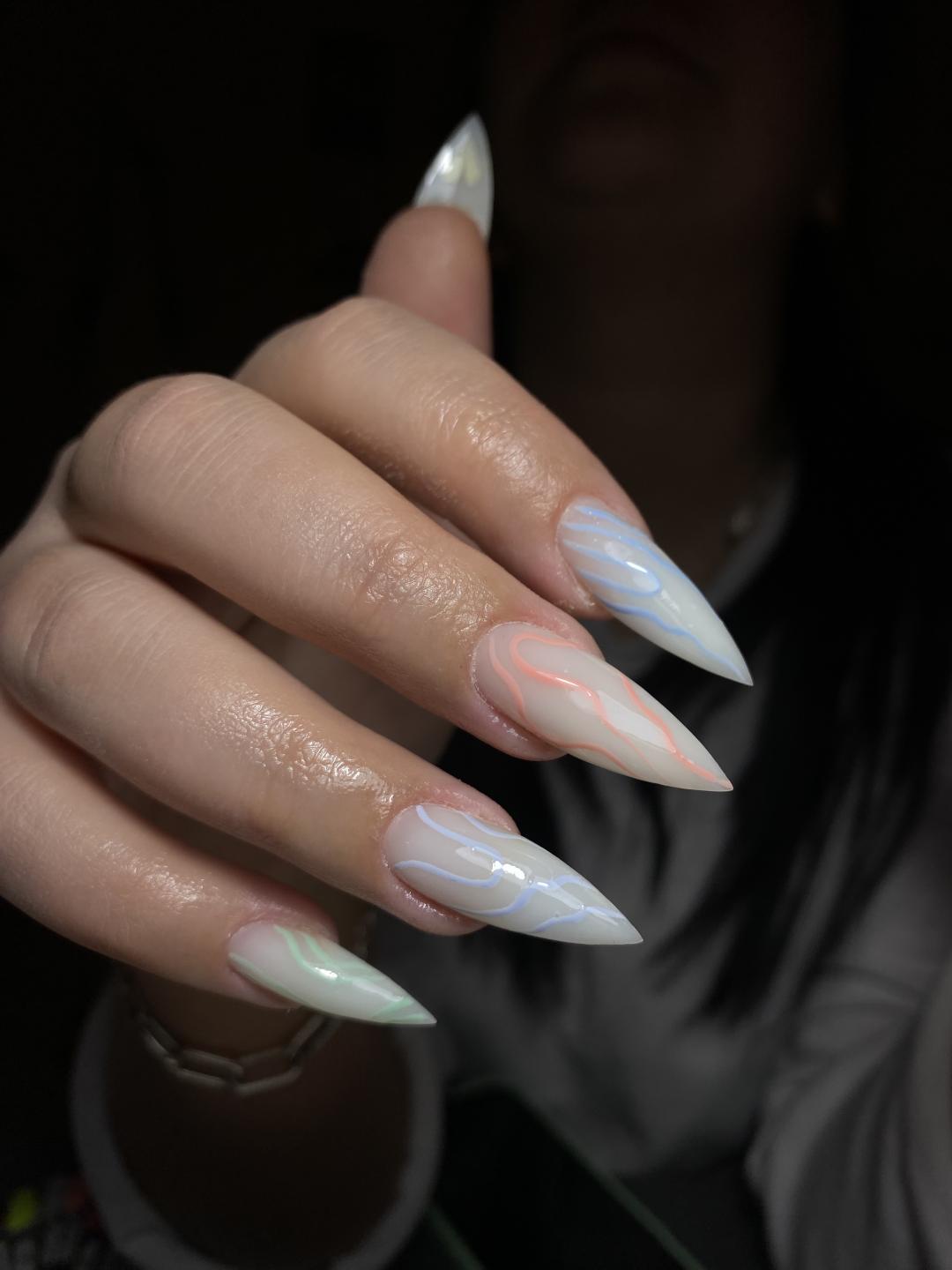 Korekcija gela - M dužina - Beautopia, Beograd Korekcija noktiju Nokti Korekcija noktiju, Beograd, Centar, Stari grad, Dorćol