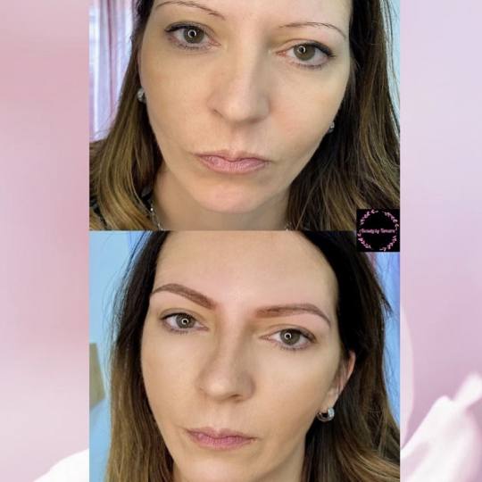Beauty by Tamara #beograd Obrve Akcija Puder obrve Transformacija puder obrva