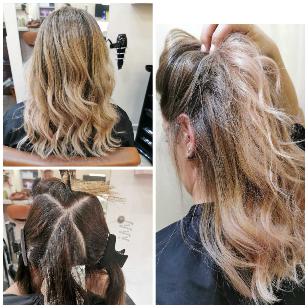 Cecix #beograd Ombre, sombre, balayage Balayage / Ombre / nijansiranje + preliv - poluduga kosa