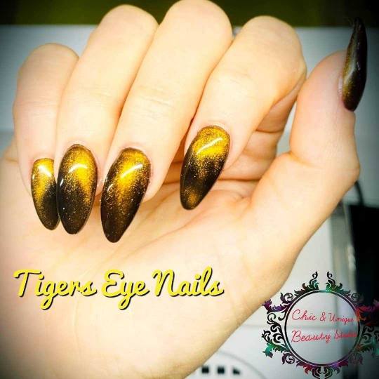 Chic & Unique #beograd Nadogradnja noktiju Tigers Eye nails Korekcija nadogradnje noktiju tipsama Ra