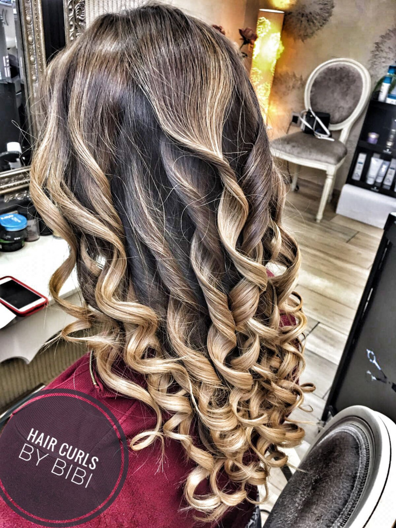 Bibi beauty centar #beograd Feniranje i stilizovanje Feniranje na ravno / lokne - duga kosa