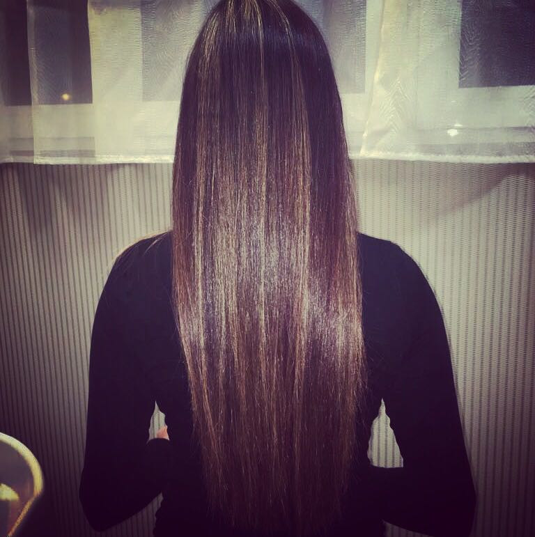 Bibi beauty centar #beograd Pramenovi Pramenovi na foliju u 1 / 2 boje / blanšem + olaplex+ preliv - duga kosa