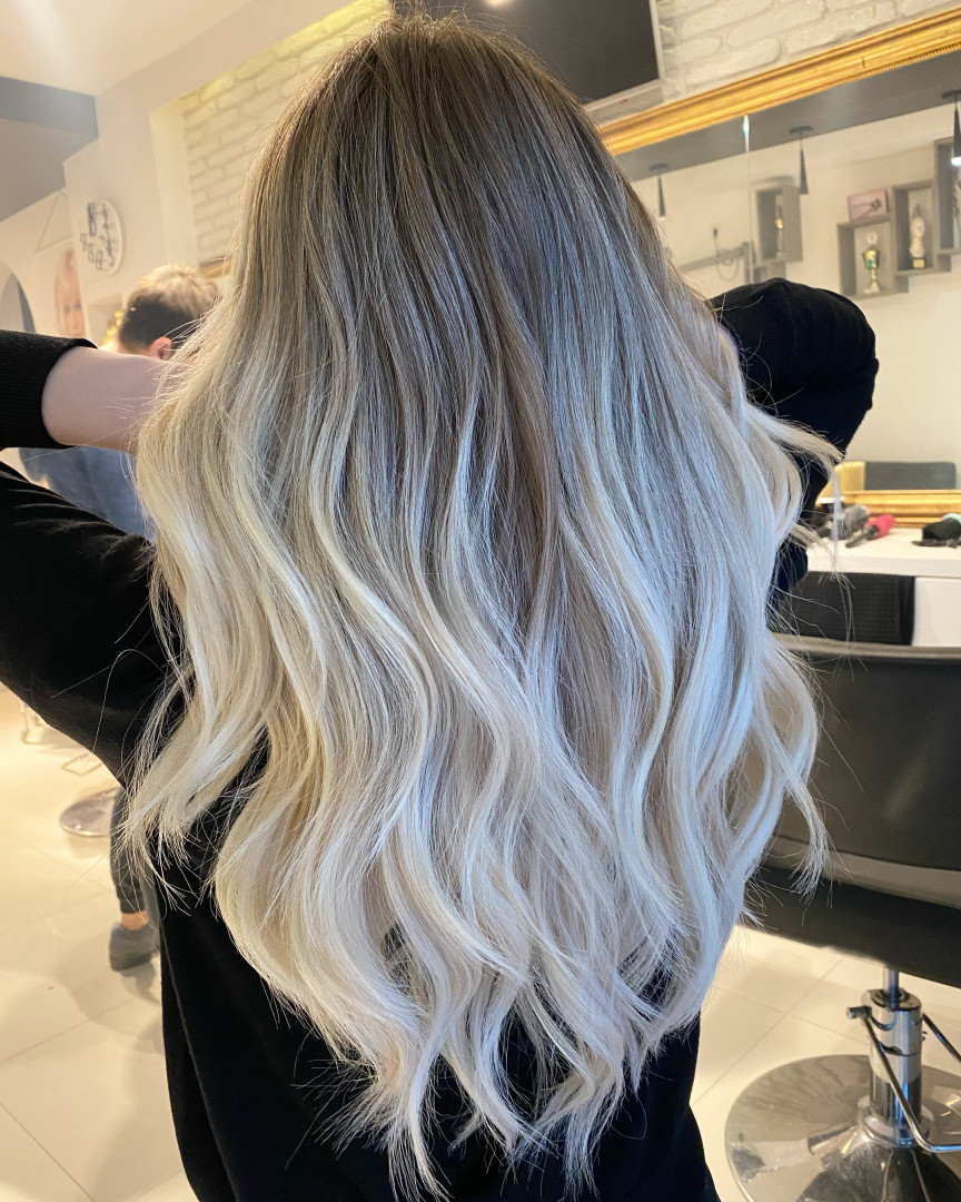 Hair and beauty #beograd Ombre, sombre, balayage Full blonde balayage + gratis šišanje - duga kosa