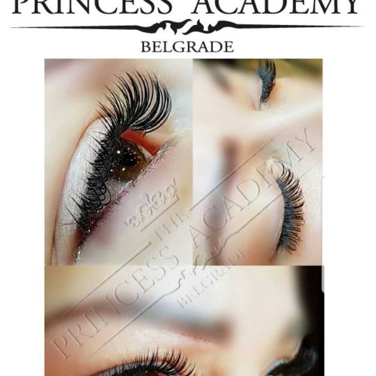 The Princess Academy #beograd Nadogradnja trepavica Nadogradnja svilenih trepavica - 1 na 1