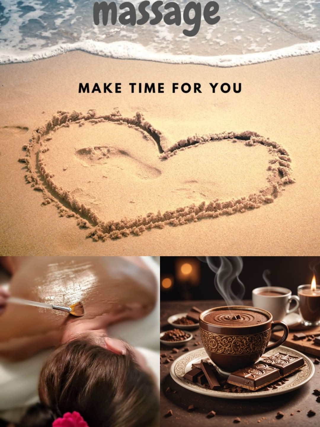 Mina Wellness #subotica Klasična masaža Čoko wellness/ masaza toplom cokoladom(promo cena do kraja 2025)