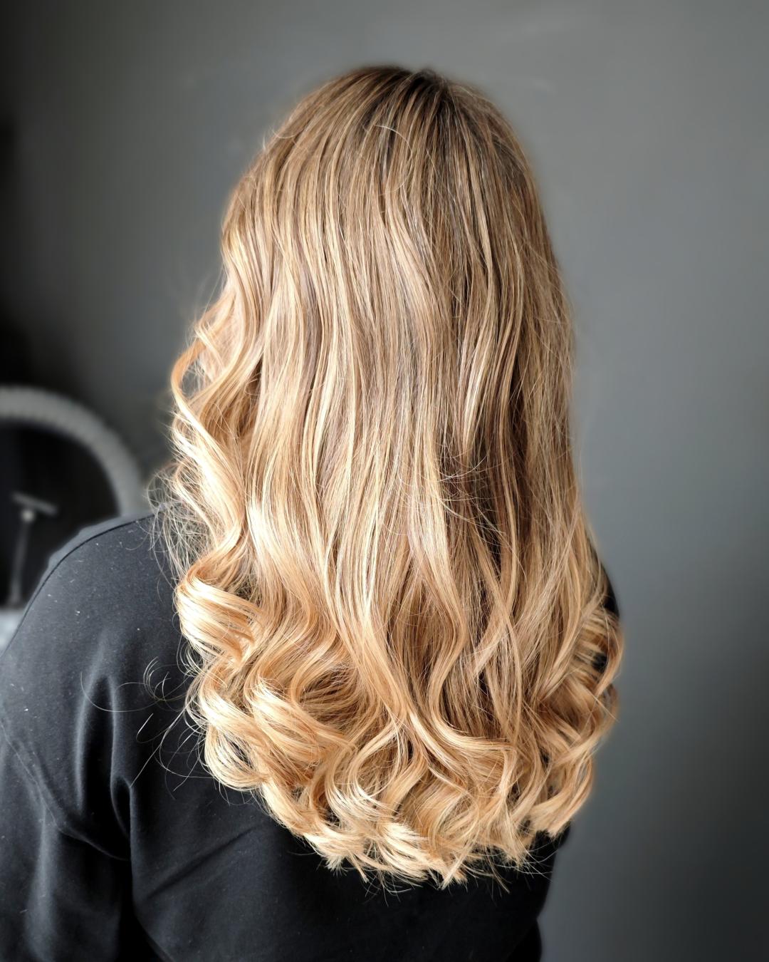 Blond tehnike cele dužine - duga kosa - Kotenkova Studio & Education, Beograd Pramenovi Frizerski saloni Pramenovi, Beograd, Vukov spomenik, Đeram