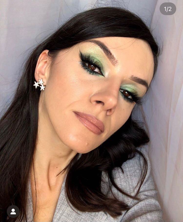 Makeup Olja Grbić #novisad Make-up / šminkanje Profesionalno šminkanje + veštačke trepavice - sa drogerijskim puderima