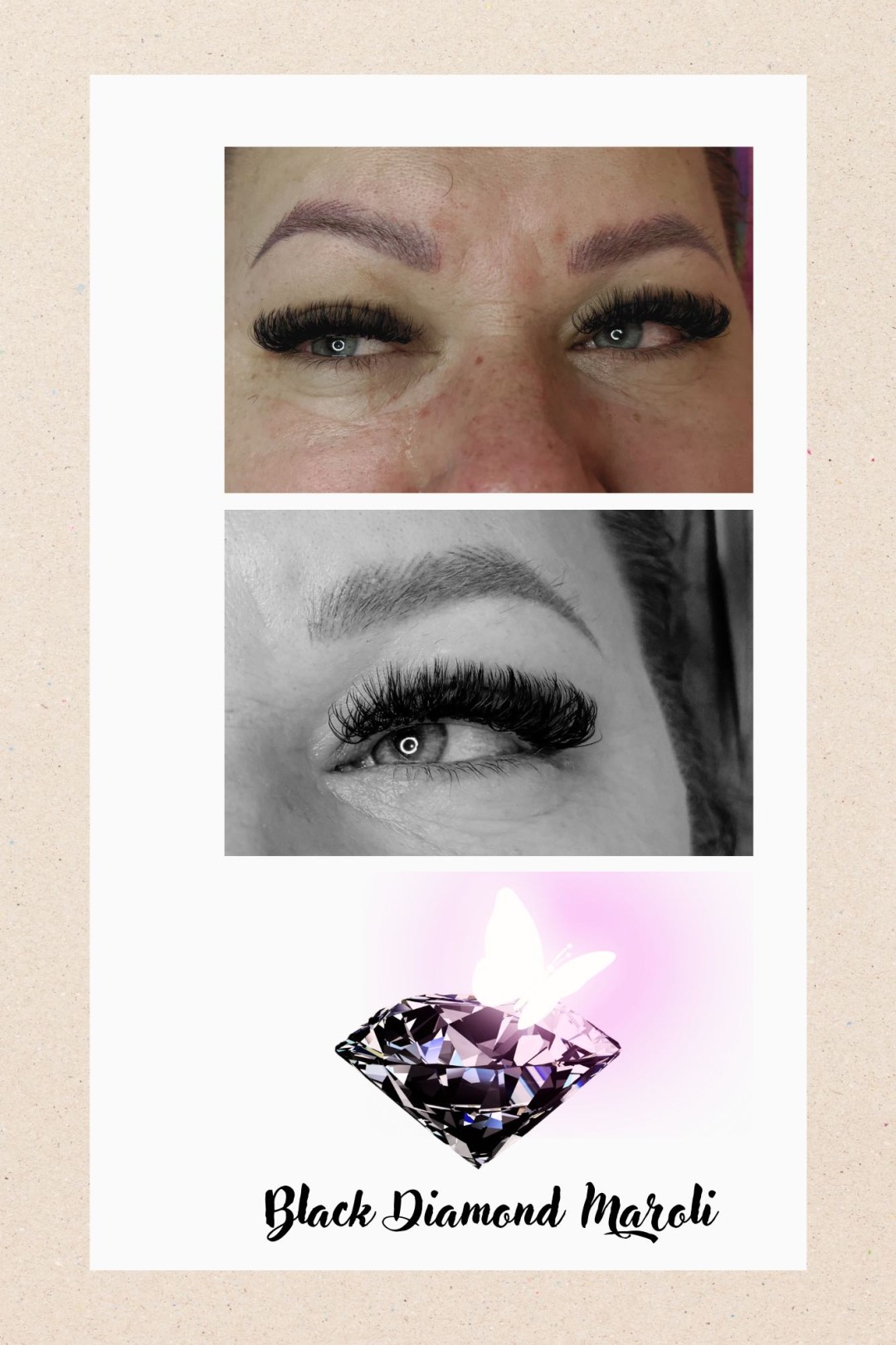 Nadogradnja svilenih trepavica - 5D - Black Diamond Maroli, Novi Sad Nadogradnja trepavica Lice Nadogradnja trepavica, Novi Sad, Centar - Stari grad