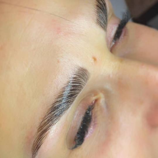 Nastja beauty studio #beograd Obrve Brow lift + farbanje obrva