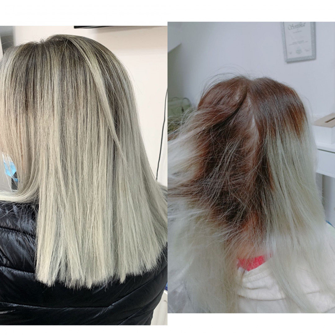 Sombre /ombre + preliv+ feniranje + tretman kose-duga kosa - M Studio 0303, Novi Sad Farbanje kose Frizerski saloni Farbanje kose, Novi Sad, Sajmište, Detelinara, Banatić