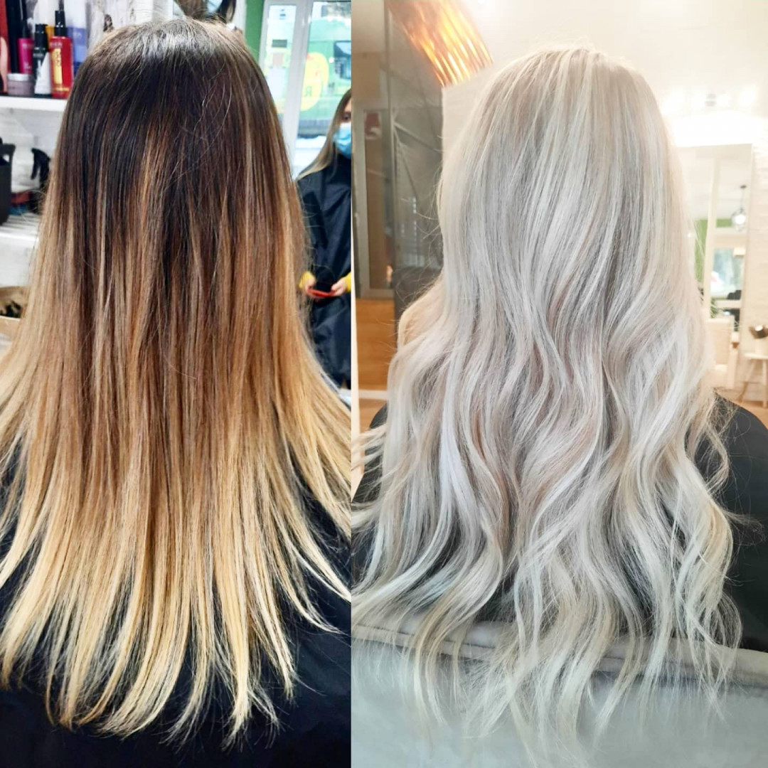 Exclusive Beauty #beograd Ombre, sombre, balayage Balayage + preliv - duga kosa