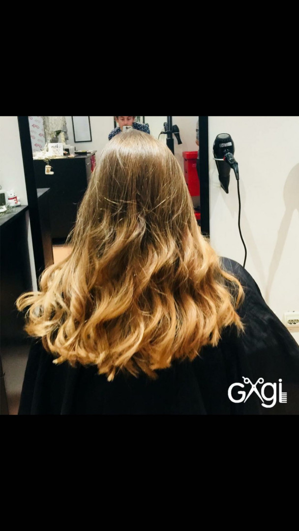Balayage - ekstra duga kosa - Gagi, Beograd Ombre, sombre, balayage Frizerski saloni Ombre, sombre, balayage, Beograd, Vračar, Čubura, Crveni krst
