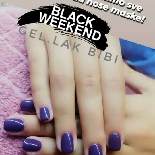 Bibi beauty centar #beograd Gel lak Gel lak - ruke black weekend 20% popusta