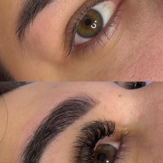 Golden beauty by Mimi #nis Obrve Brow lamination Svilene trepavice i brow lift. Kombinacija za koju 