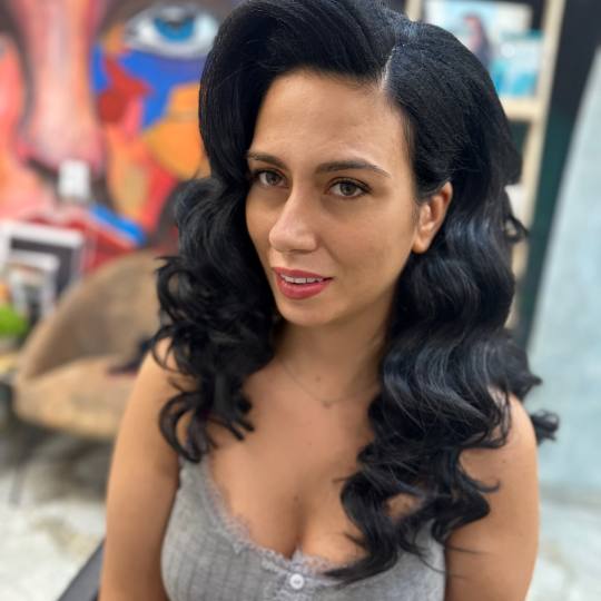 Rič #novisad Svečane i frizure za svadbu Hollywood Waves - Glam Waves