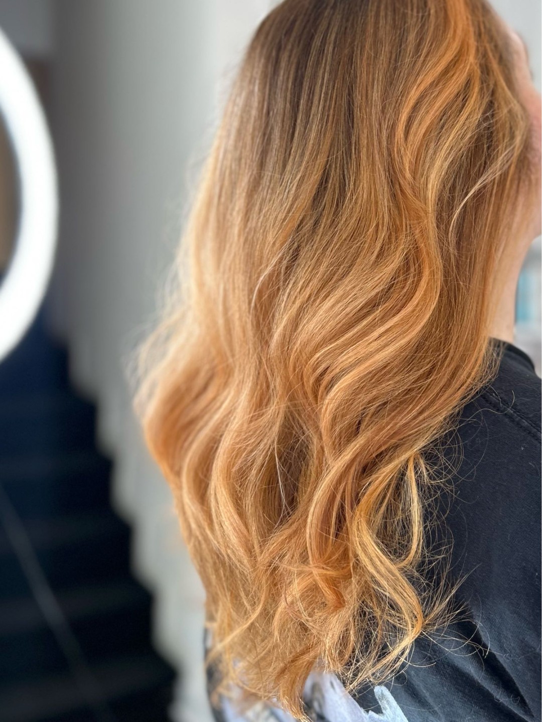 Esthetique Privé #beograd Ombre, sombre, balayage Balayage + Preliv +Feniranje + Šišanje +Black Caviar tretman