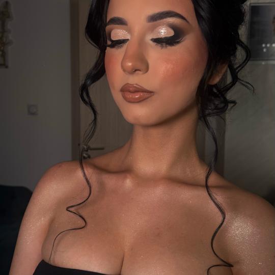 Golden beauty by Mimi #nis Make-up / šminkanje Profesionalno šminkanje + veštačke trepavice