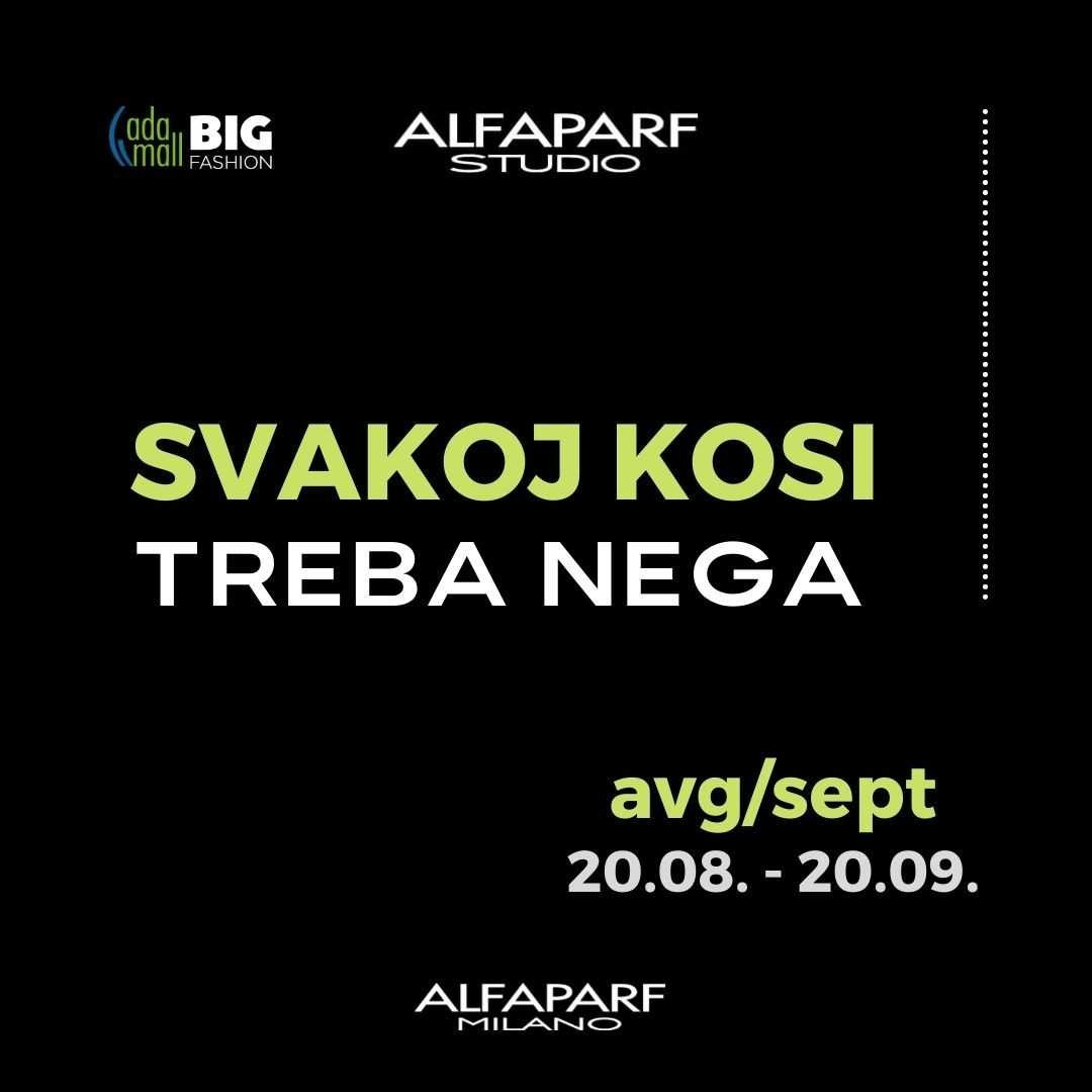 Alfaparf Studio Ada Mall #beograd Nega i ojačavanje kose Dubinsko pranje kose glinom + Cellula Madre tretman za negu - kratka kosa
