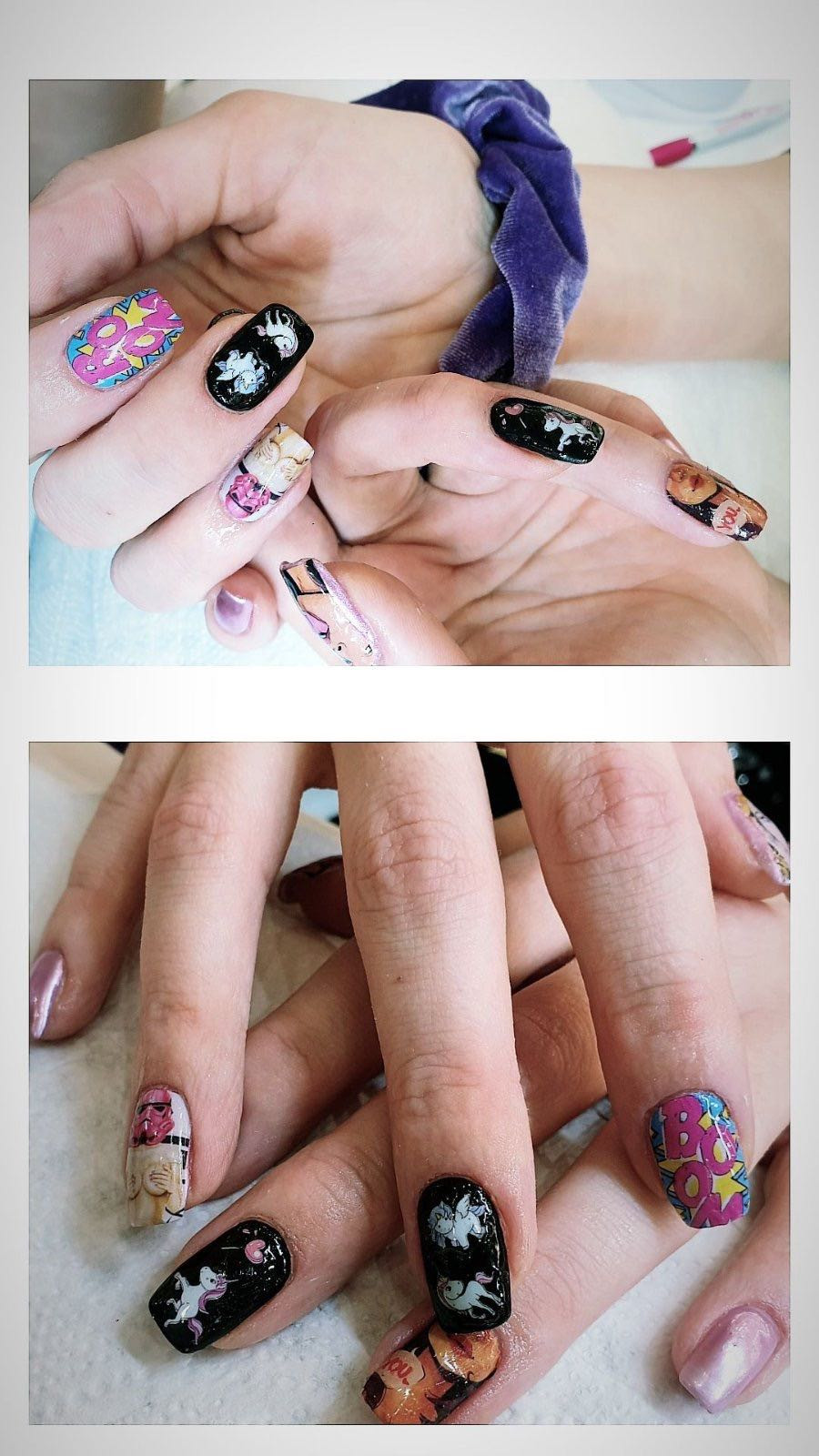 Nail art - svi nokti - Alfaparf Nails, Beograd Ukrašavanje noktiju Nokti Ukrašavanje noktiju, Beograd, Karaburma, Višnjička banja