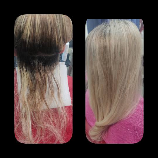 Vanja Hair Still #beograd Pramenovi Pramenovi na foliju - kosa srednje dužine