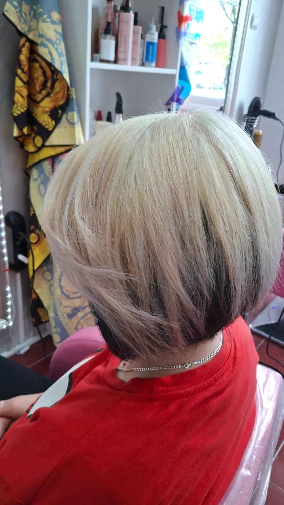 Farbanje cele dužine - kosa srednje dužine - Beauty Hair Ma&Mi, Beograd Farbanje kose Frizerski saloni Farbanje kose, Beograd, Palilula centralni deo