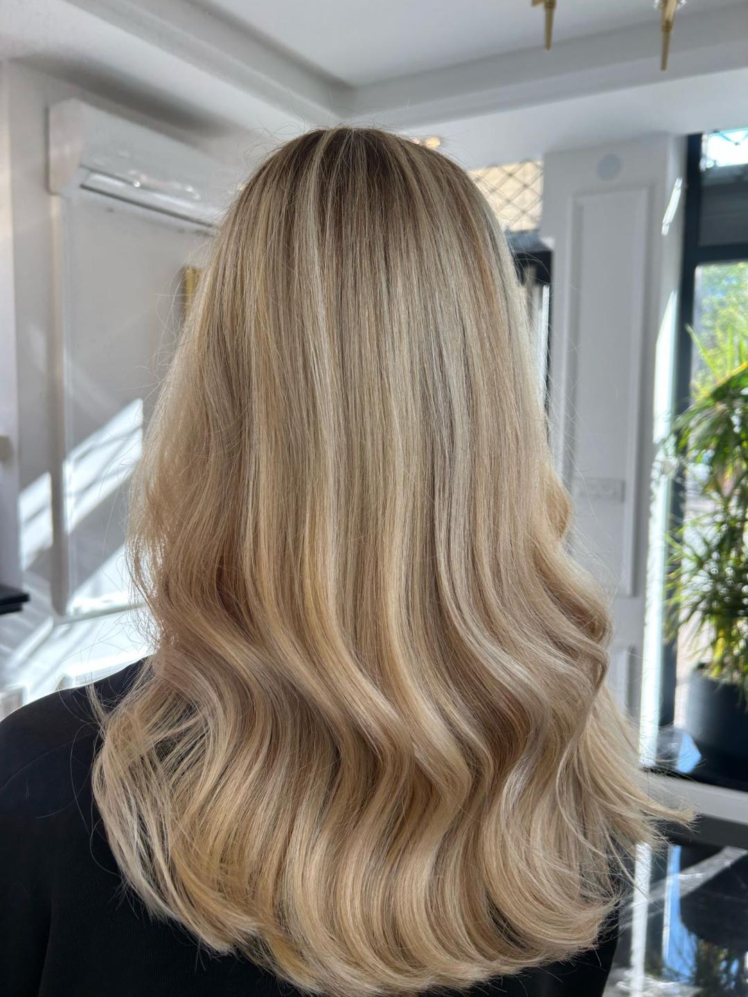 Esthetique Privé #beograd Ombre, sombre, balayage Balayage +preliv+ šišanje + feniranje