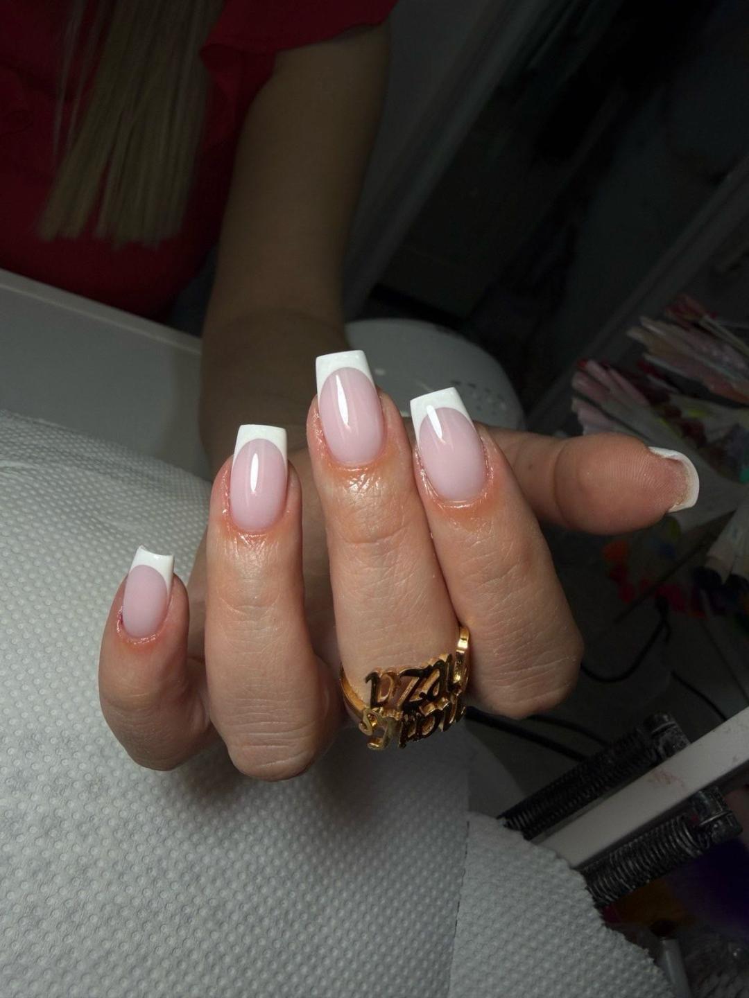 Korekcija noktiju salonski rad - M dužina - Sneža Nails, Beograd Izlivanje noktiju Nokti Izlivanje noktiju, Beograd, Novi Beograd Stari Merkator