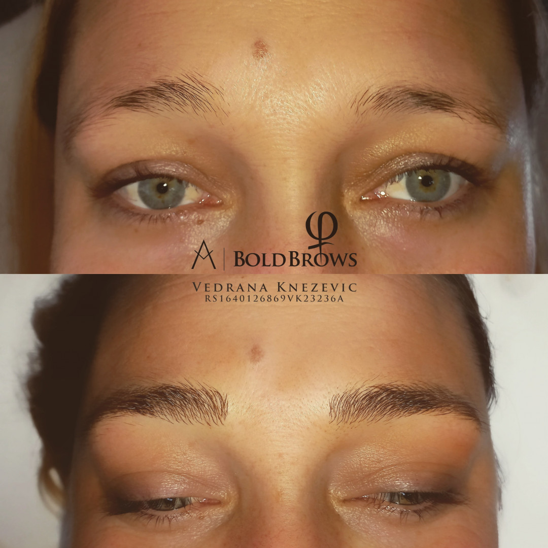 Šmizle #vrbas Trajna šminka Microblading obrva