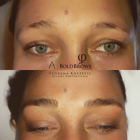 Šmizle #vrbas Trajna šminka Microblading obrva