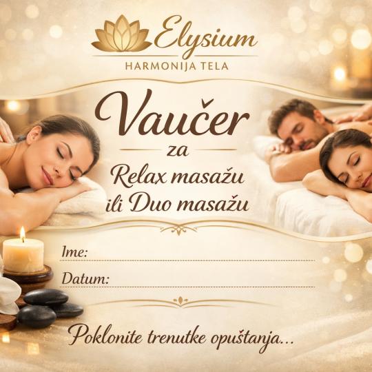 Elysium - Harmonija tela #beograd Masaža za opuštanje / relax / antistres Elysiium Duo masaža - B