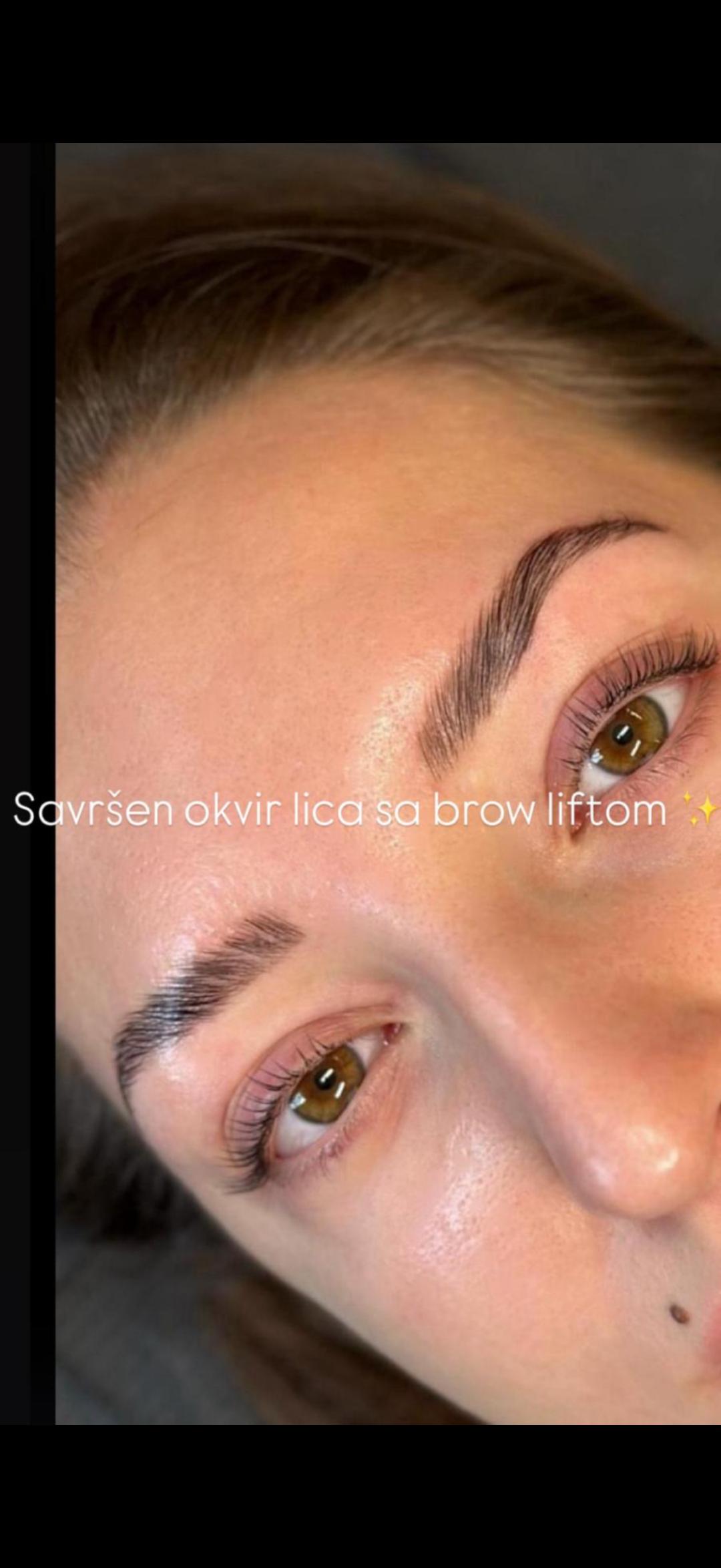 Lash lift + Brow lift - La Fidani, Niš Trepavice Lice Trepavice, Niš, Pantelej