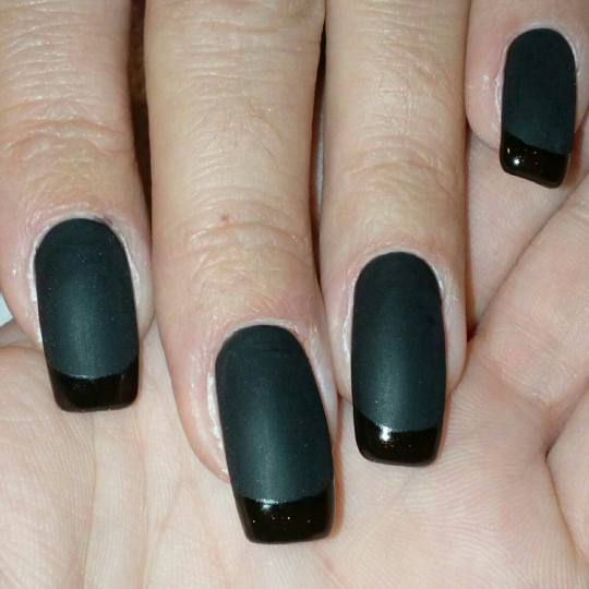 Witch nail room #beograd Izlivanje noktiju #blackmatt#nails#frenchmanicure Izlivanje noktiju gelom -