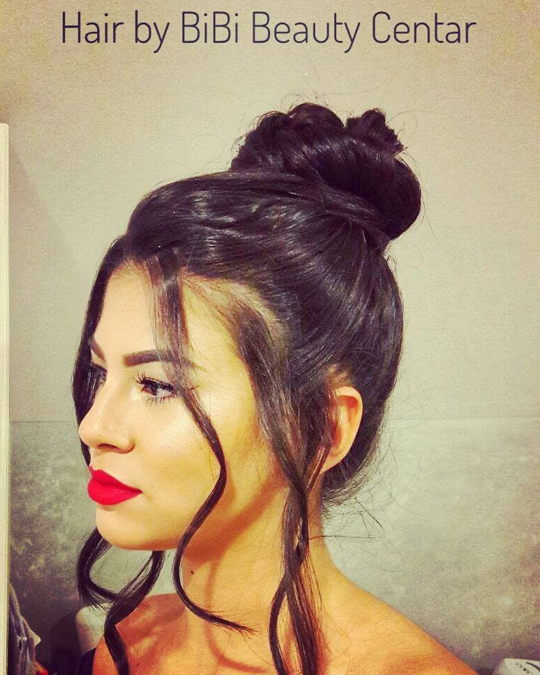 Bibi beauty centar #beograd Pletenice, kike, punđe Punđa - sve dužine kose