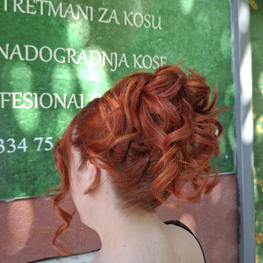Beauty style hair J&D #novisad Svečane i frizure za svadbu Svečana frizura - složena