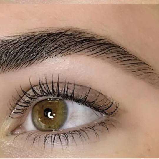 Kod Mačeta #beograd Trepavice Lash lift plus keratin plus farbanje ️