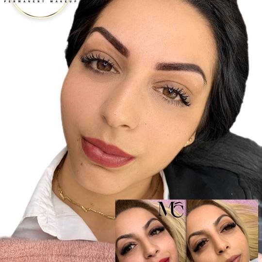 Aurora Beauty Studio #beograd Trajna šminka Puder obrve Puder obrve i zarasle usnice