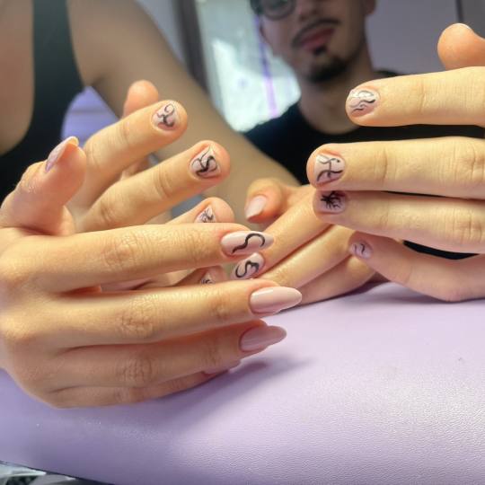 Segula #beograd Manikir Manikir + gel lak Matching nails for best friends :)