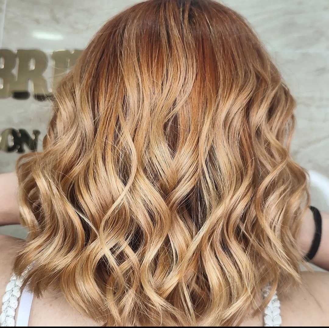 Salon Celebrity Lauren #beograd Pramenovi Pramenovi na foliju - kosa srednje dužine