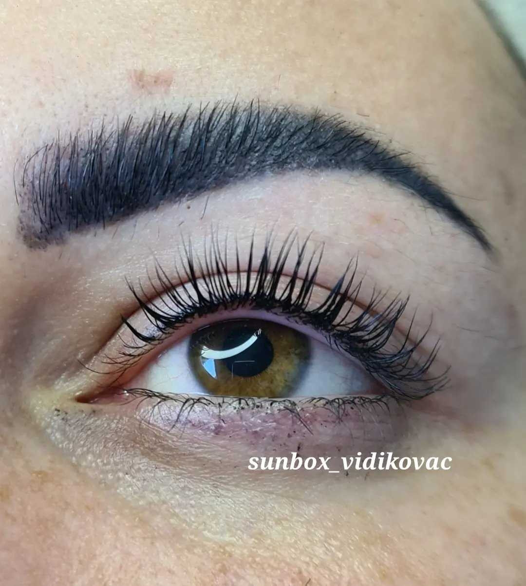 SunBox #beograd Obrve Lash lift + brow lift