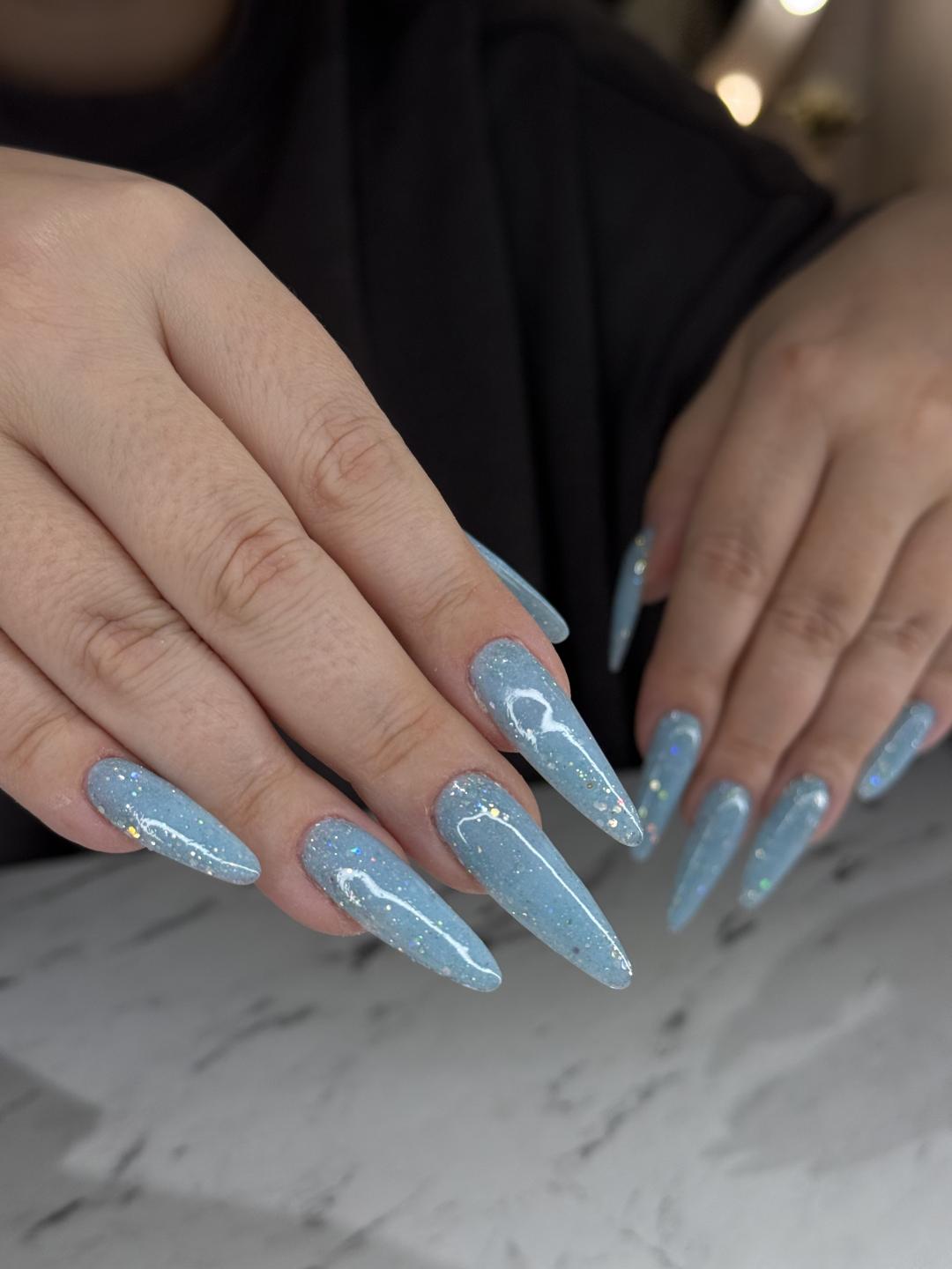 Nadogradnja dipping powder tehnikom - L/XL dužina - Beauty Cocktail, Beograd Nadogradnja noktiju Nokti Nadogradnja noktiju, Beograd, Voždovac