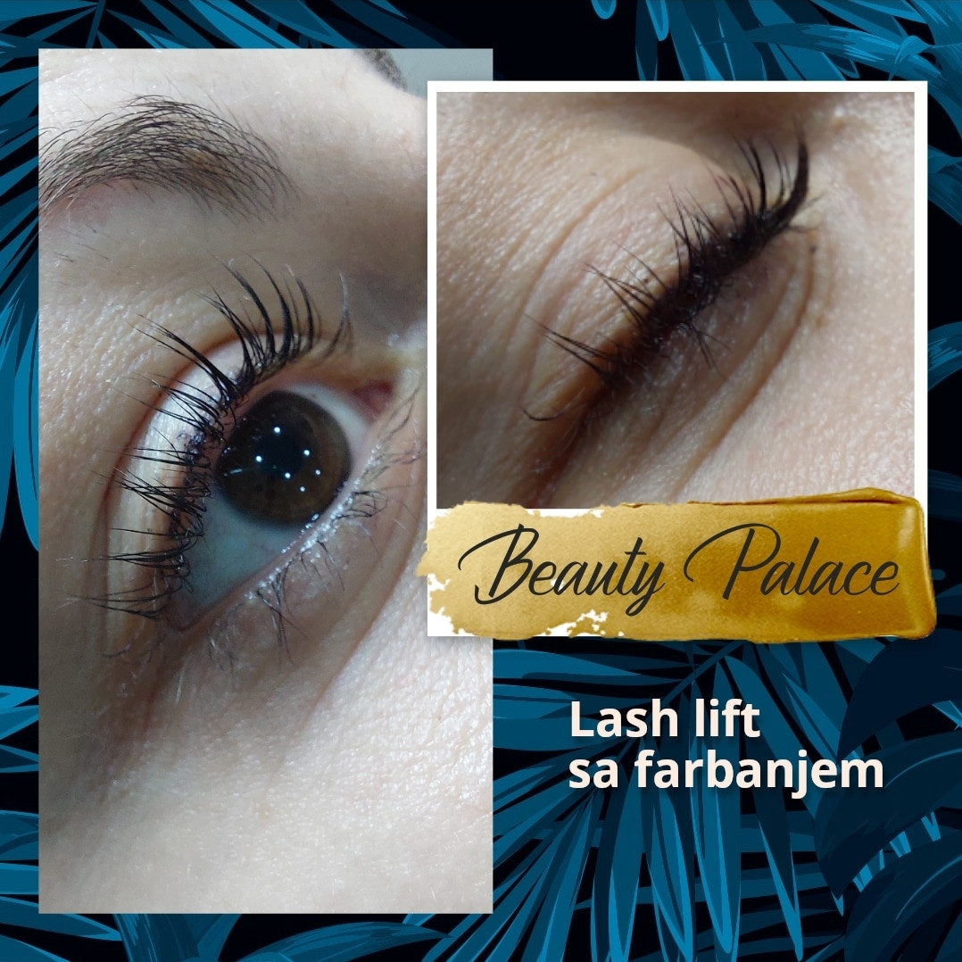 Beauty Palace by M #beograd Trepavice Lash lift + farbanje