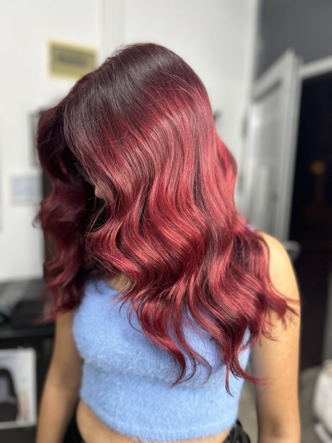 Urban beauty #beograd Pramenovi Pramenovi na foliju/Balayage /Ombre/ Sombre + preliv - duga kosa (kosa do lopatice)