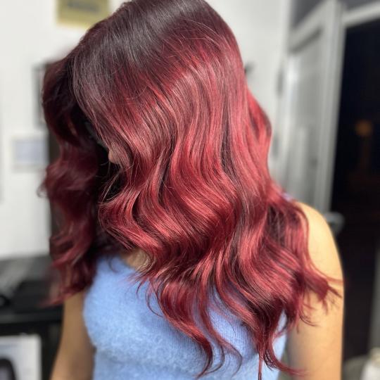 Urban beauty #beograd Pramenovi Pramenovi na foliju/Balayage /Ombre/ Sombre + preliv - duga kosa (ko