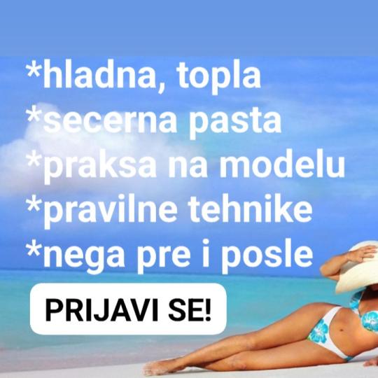 Astradas 2 #beograd Depilacija voskom Grupna obuka za depilaciju toplim / hladnim voskom + obuka še