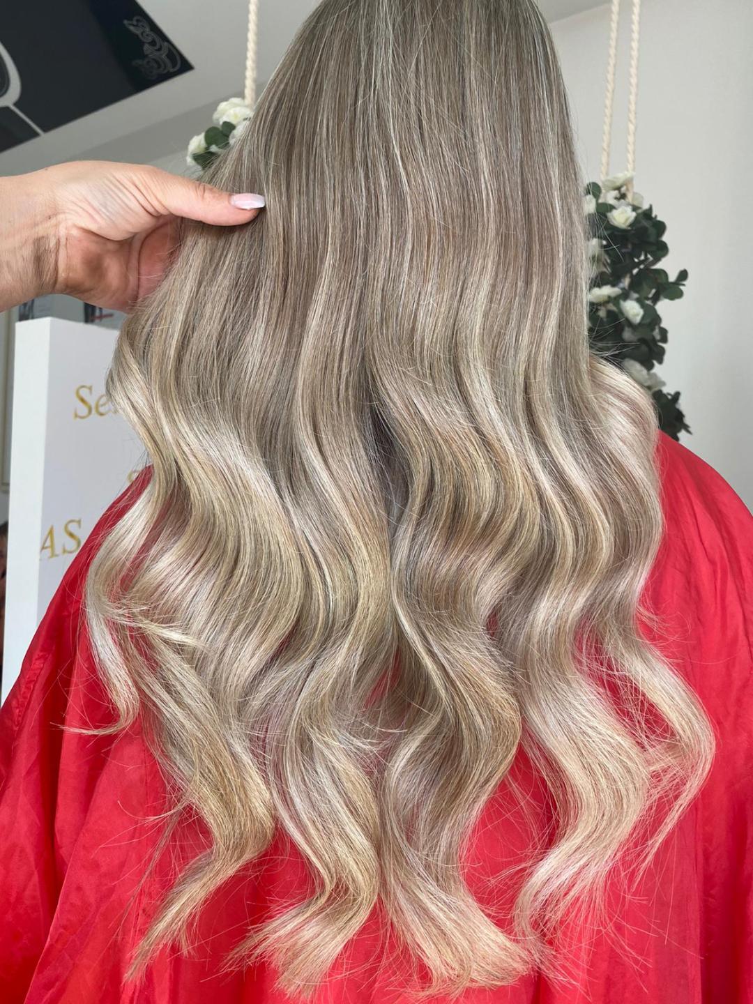 Sena AS #beograd Farbanje kose Kolor korekcija by Team - kosa srednje dužine