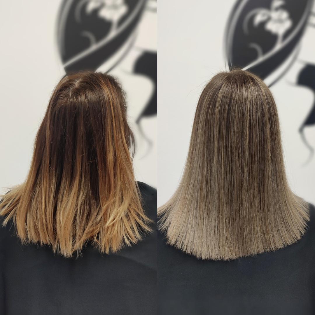 Infinity Hair #novisad Pramenovi Pramenovi Folija & Preliv - duga kosa (do lopatica)