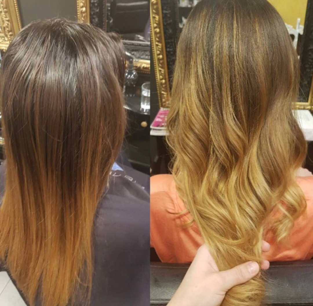 Balayage + preliv + feniranje - duga kosa - Baroque, Beograd Ombre, sombre, balayage Frizerski saloni Ombre, sombre, balayage, Beograd, Vračar, Čubura, Crveni krst