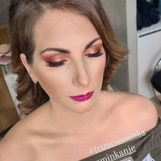 Bibi beauty centar #beograd Make-up / šminkanje Profesionalno šminkanje + veštačke trepavice + s