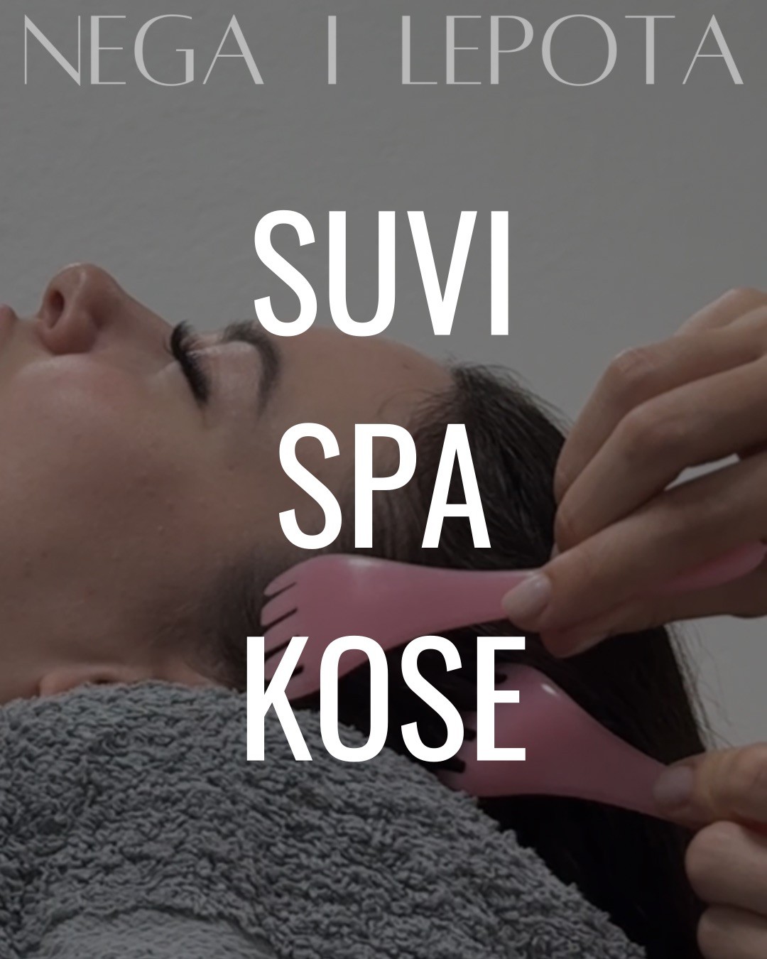 Nega i lepota NS 1 #novisad Masaža glave Terapija češljanja kose i češkanje temena glave - ASMR suvi spa kose